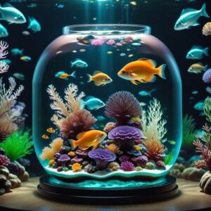 Galaretka 3D a akwarium biuro