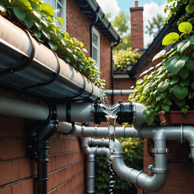 Materiały na rury do odprowadzania deszczówki