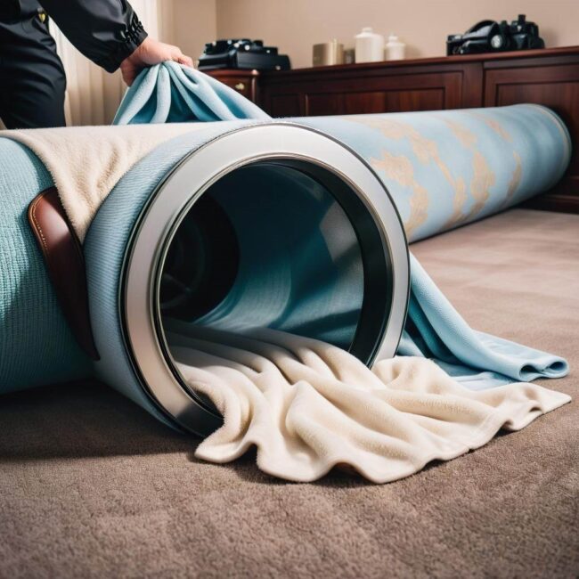 Odkurzanie dywanów bez użycia płynów